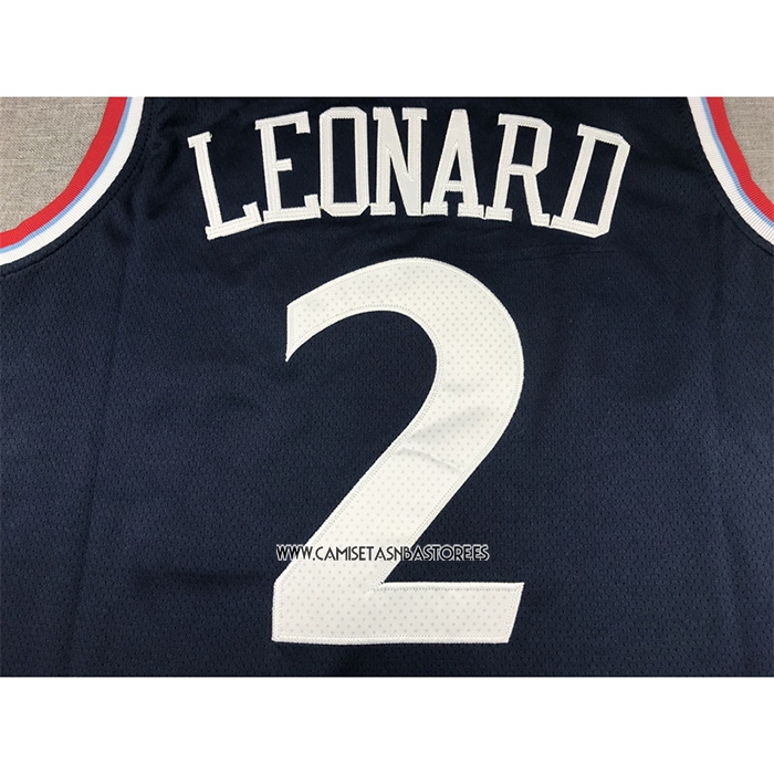 Kawhi Leonard NO 2 Camiseta Los Angeles Clippers Icon 2024-25 Azul